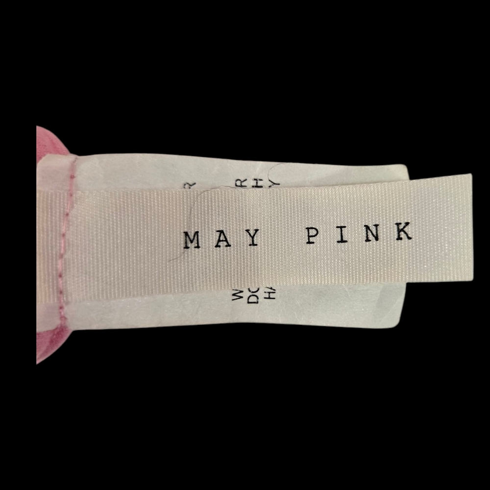 NWOT May Pink Mini Skirt Set Halter Top Ruched Skirt 2PC - Picture 3 of 10